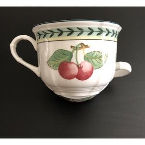 Set Of Two (2) Villeroy & Boch French Garden Fleurence Breakfast Cups 12 oz.